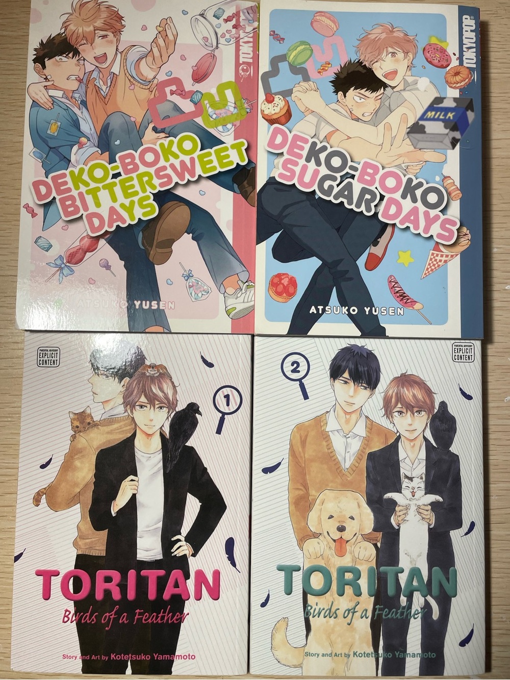Manga volumes - BL set 2